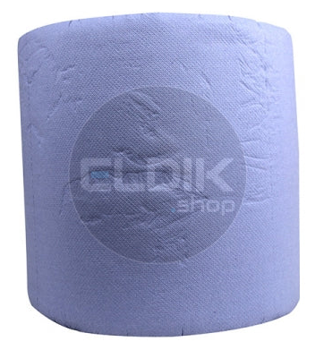 Industrie uierpapier zwaar 36cm x 380m 3 laags blauw