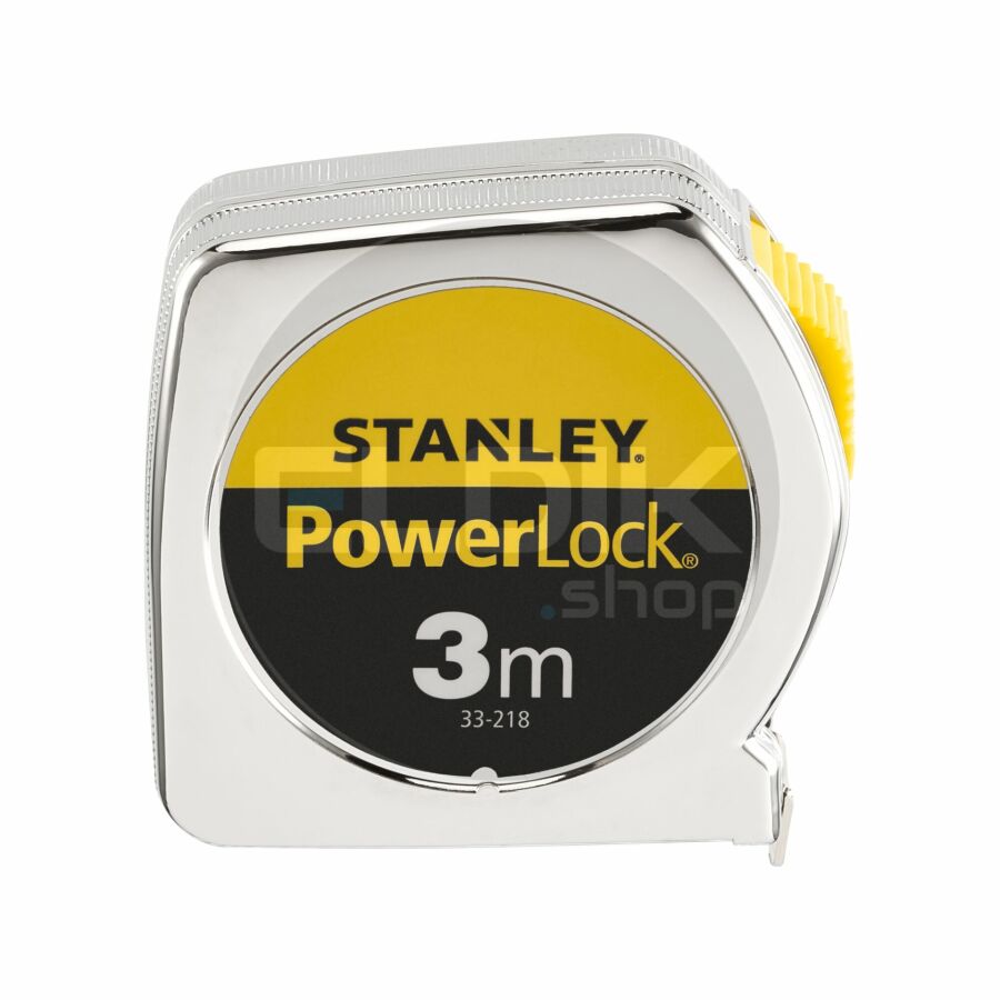 Stanley 0-33-218 Rolbandmaat Powerlock 3m - 12,7mm metaal