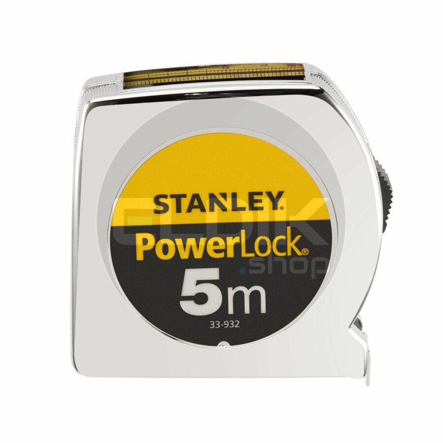 Stanley 0-33-932 Rolbandmaat Powerlock 5m - 19mm Boveninkijkvenster