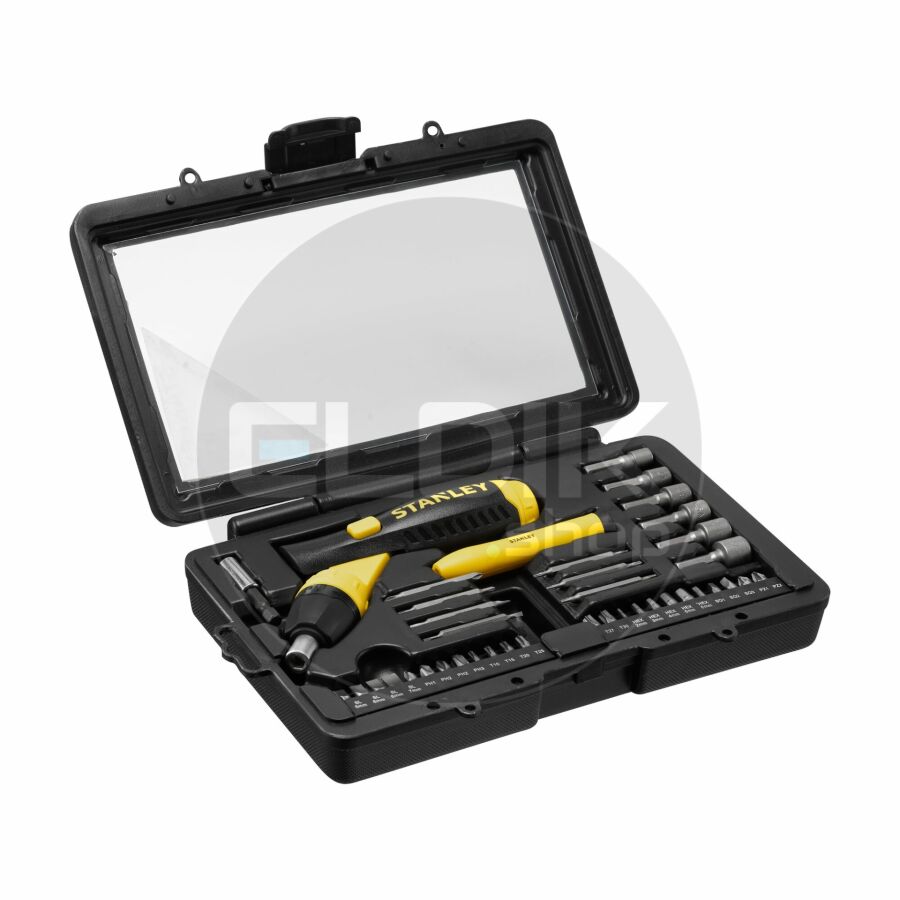 Stanley 0-63-038 38 Delige Pistoolgreep Ratel-Bit-Set
