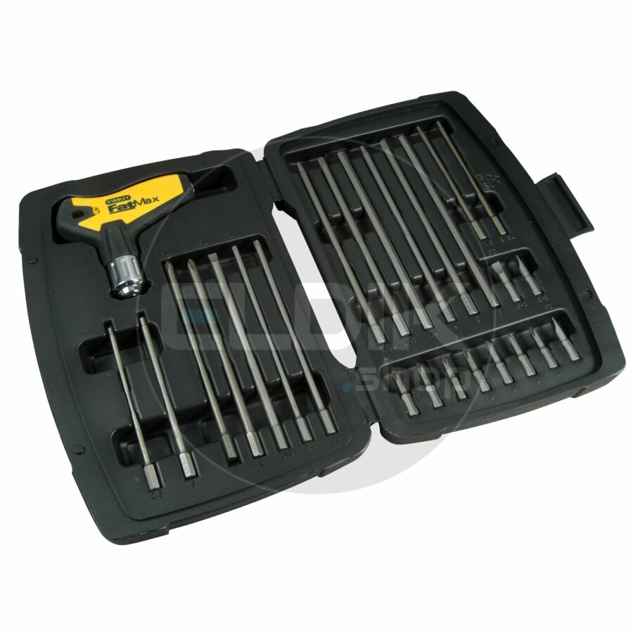 Stanley 0-79-153 FATMAX Stiftsleutelset Pistoolgreep met Ratel  (27delig)