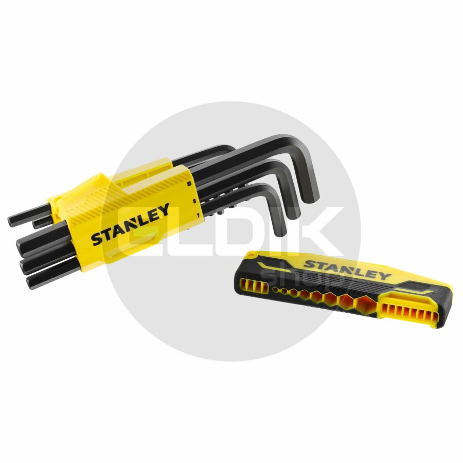 Stanley 0-89-904 Stiftsleutelset 9Dlg Hex Grip
