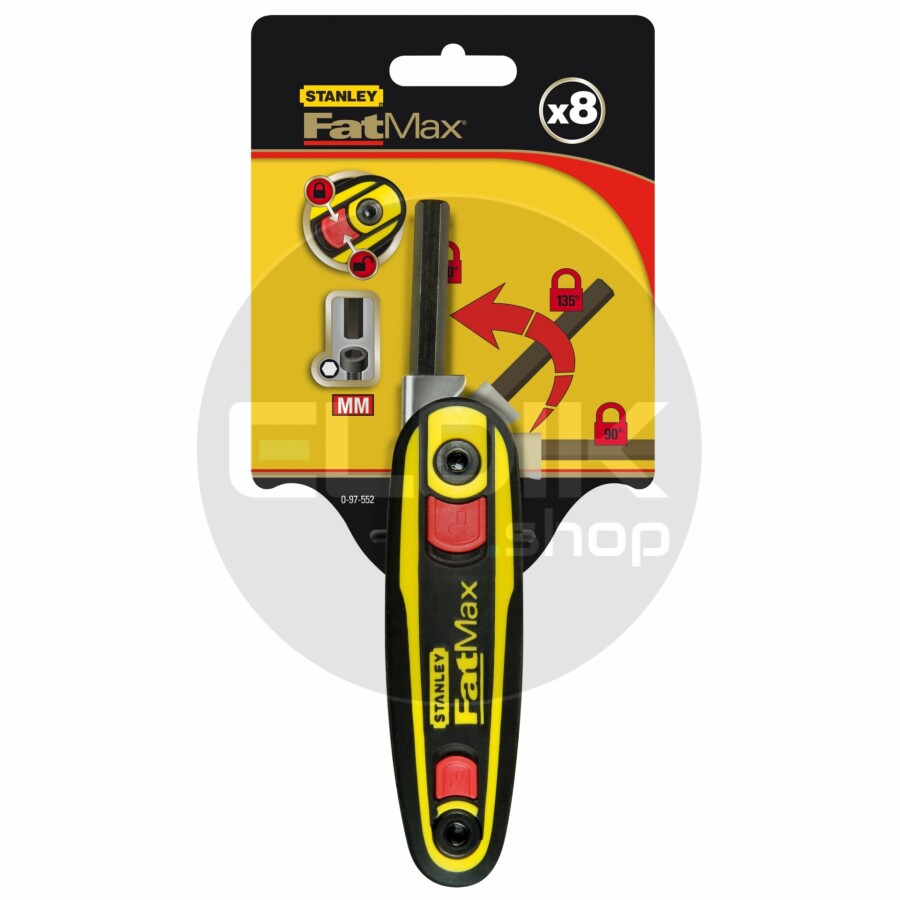 Stanley 0-97-552 FATMAX Vergrendelbare Stiftsleutelset mm (8delig)