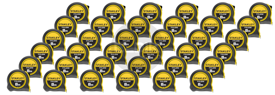 Stanley 0-30-657/36 36 x Rolbandmaat Tylon 8m - 25mm