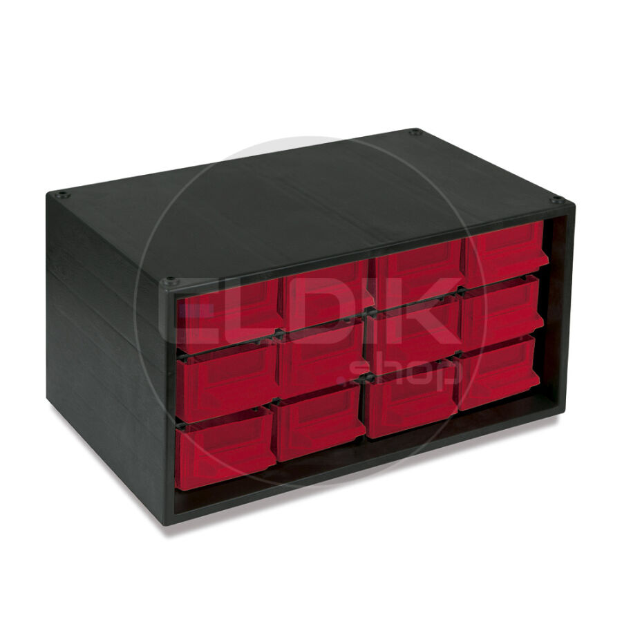 Tayg 348006 Stapelbaar kastje met 12 bakken - 280 x 167 x 140 mm