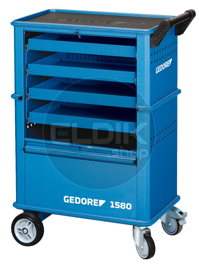 Gedore 1580 Gereedschapwagen met 4 laden - 6627550