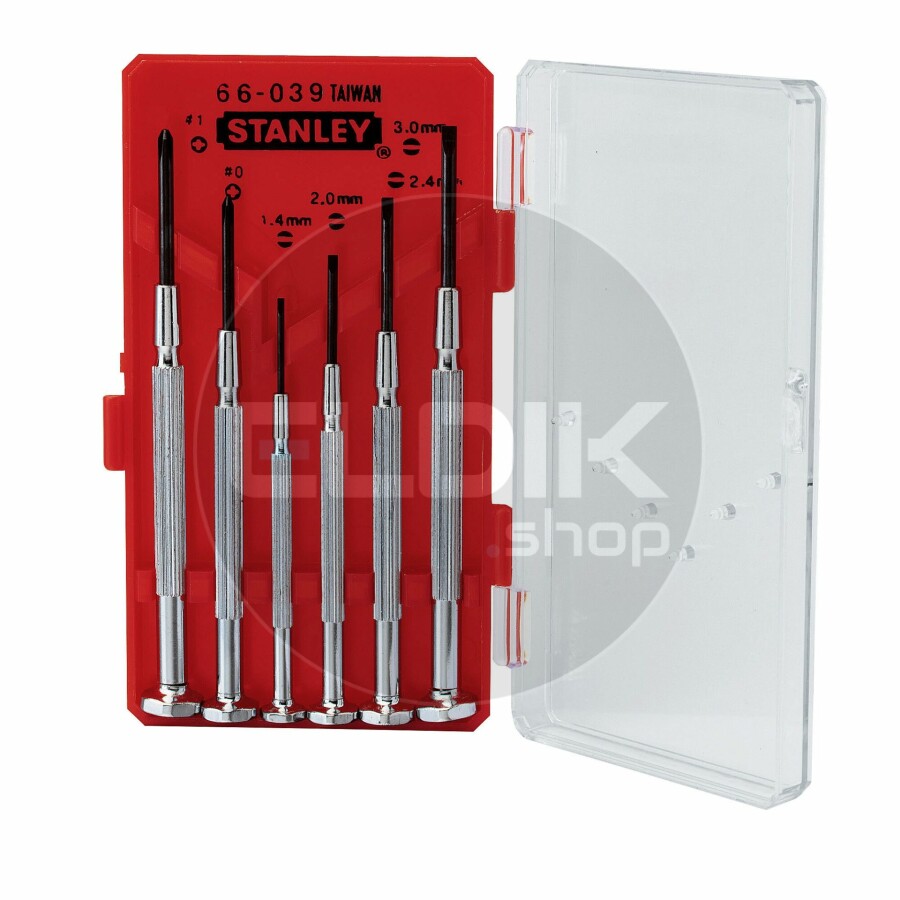 Stanley 1-66-039 Horlogemakerschroevedraaierset 6Dlg.