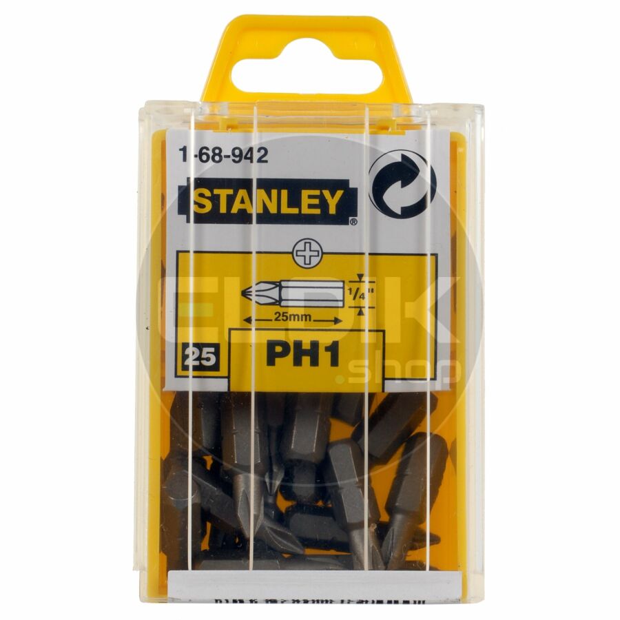 Stanley 1-68-942 1/4" Bits Phillips Nr1