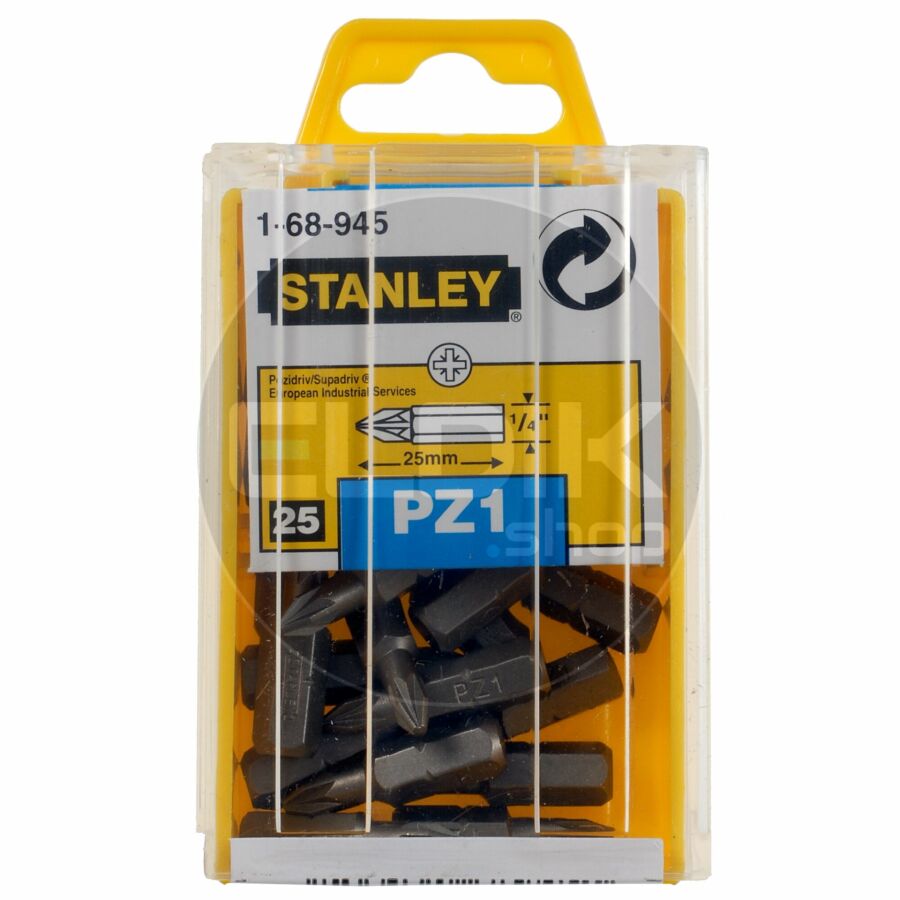 Stanley 1-68-945 1/4" Bits Pozidriv Nr1