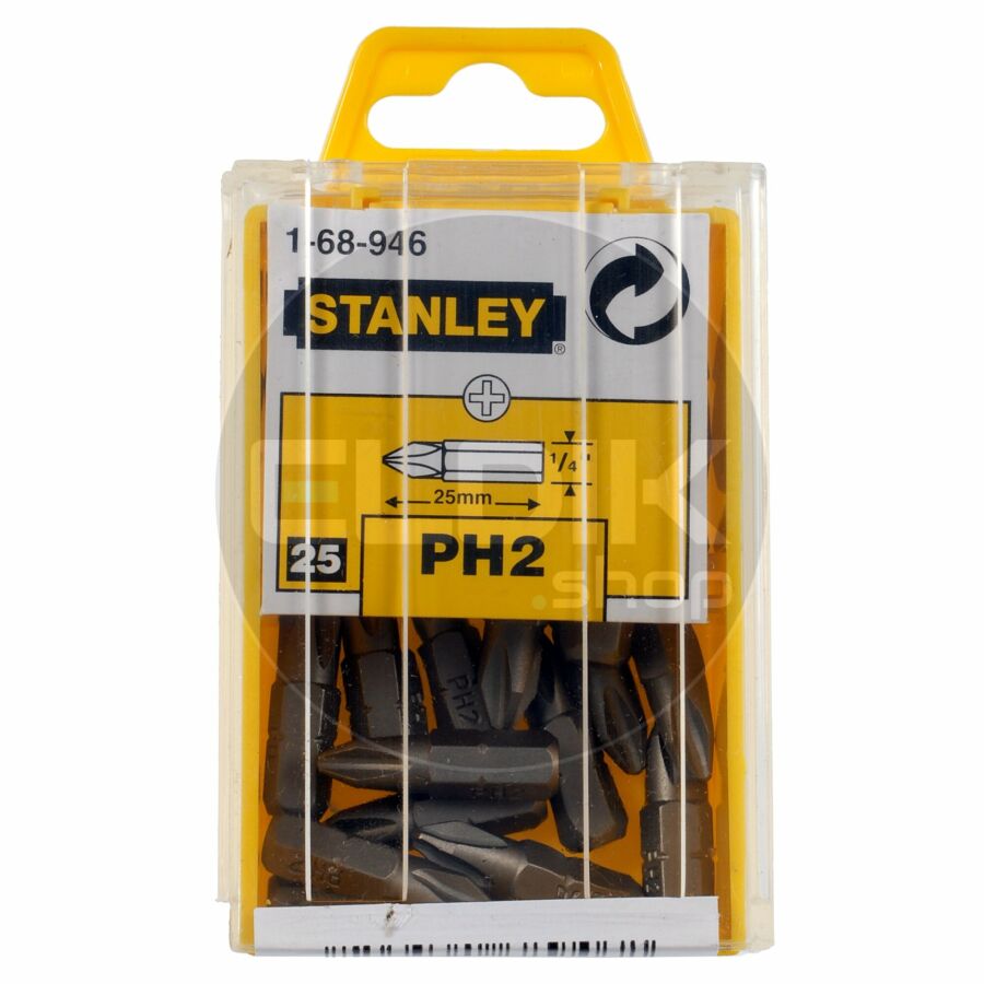 Stanley 1-68-946 1/4" Bits Phillips Nr2