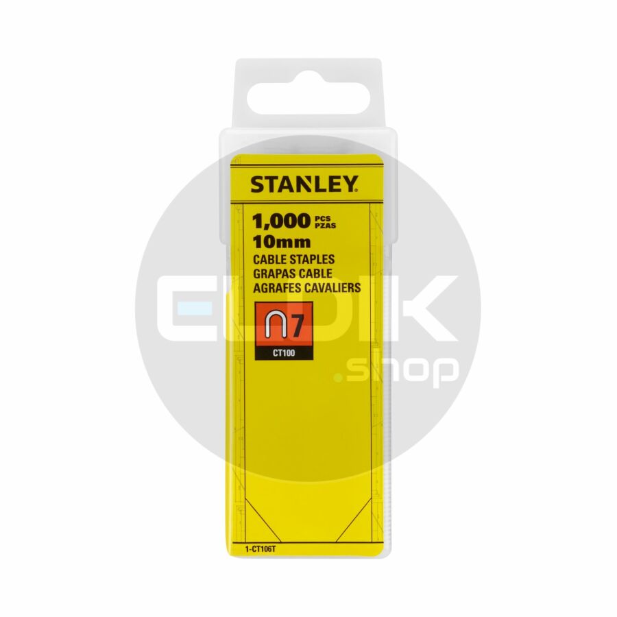 Stanley 1-CT106T Krammen 10mm Type 7 - 1000 Stuks