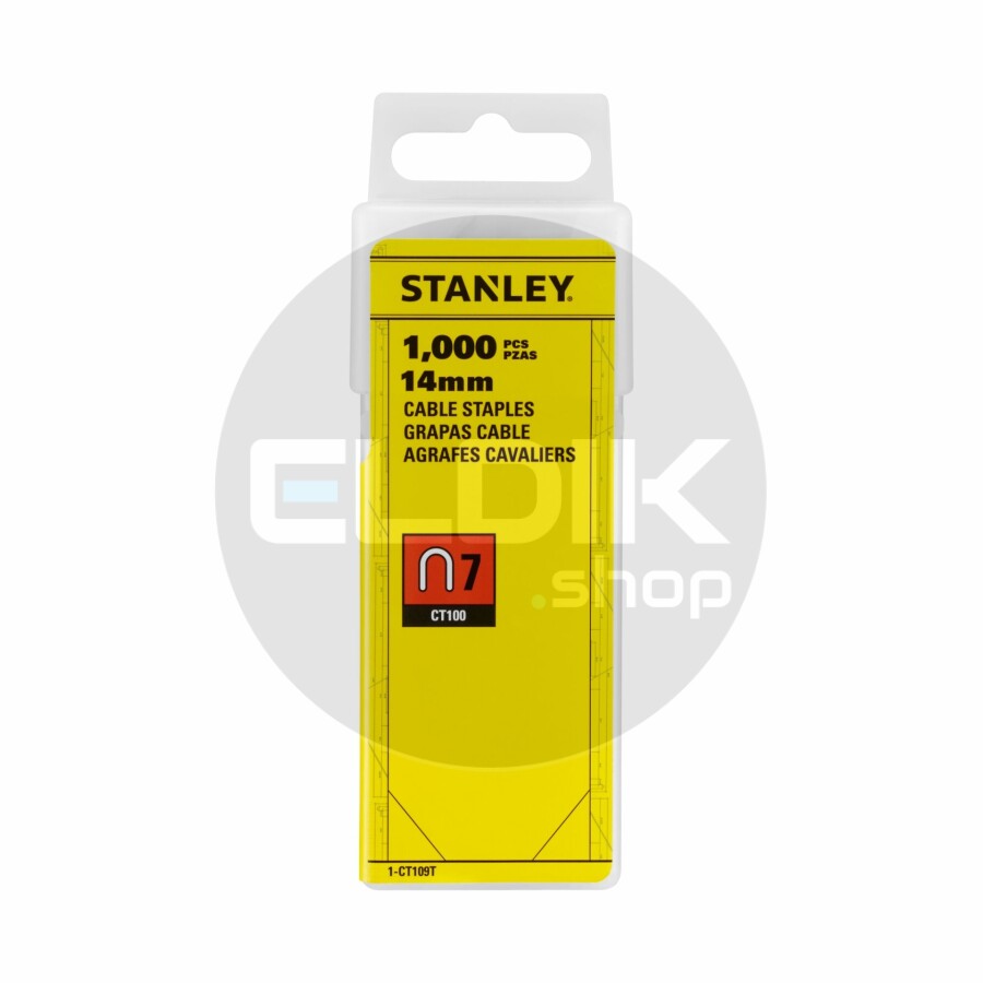 Stanley 1-CT109T Krammen 14mm Type 7 - 1000 Stuks