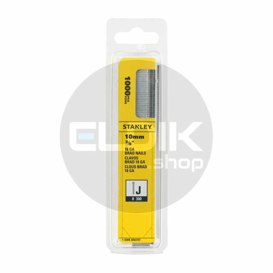 Stanley 1-SWK-BN375T Nagels 10mm Type J - 1000 Stuks