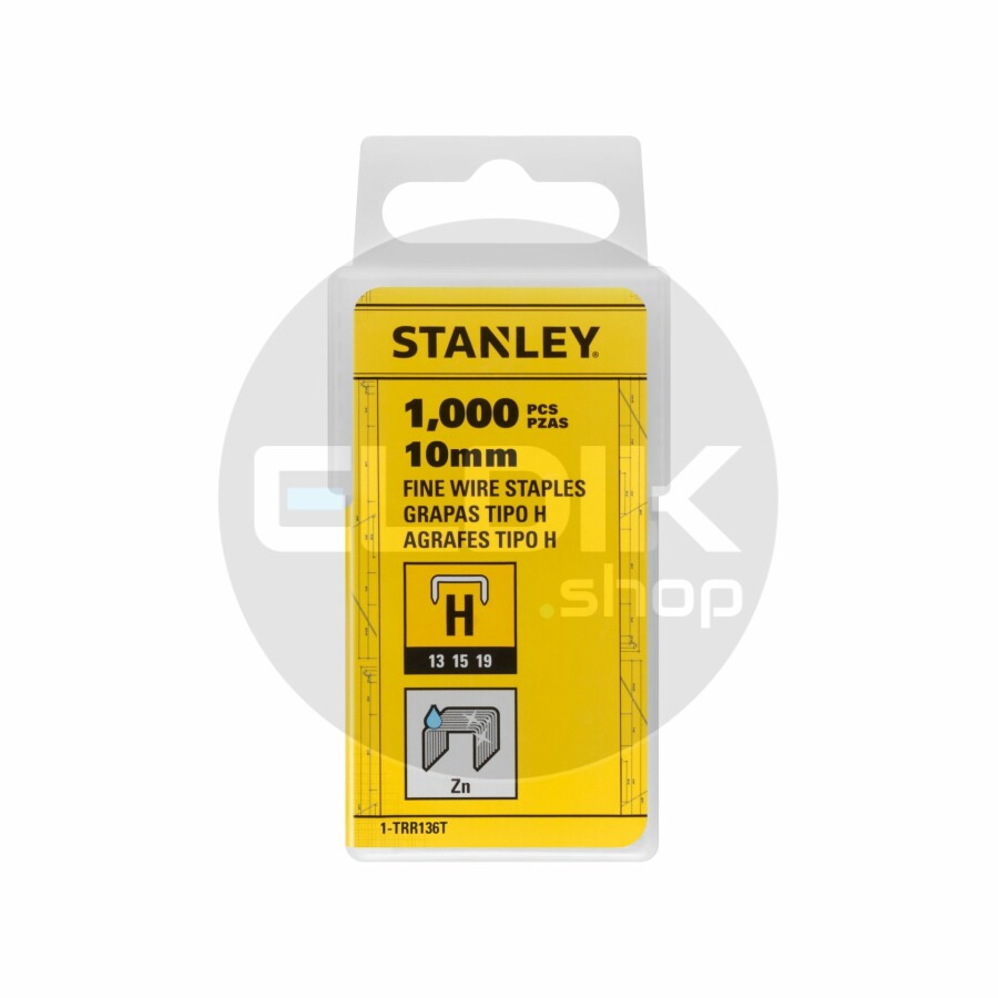 Stanley 1-TRR136T Nieten 10mm Type H - 1000 stuks
