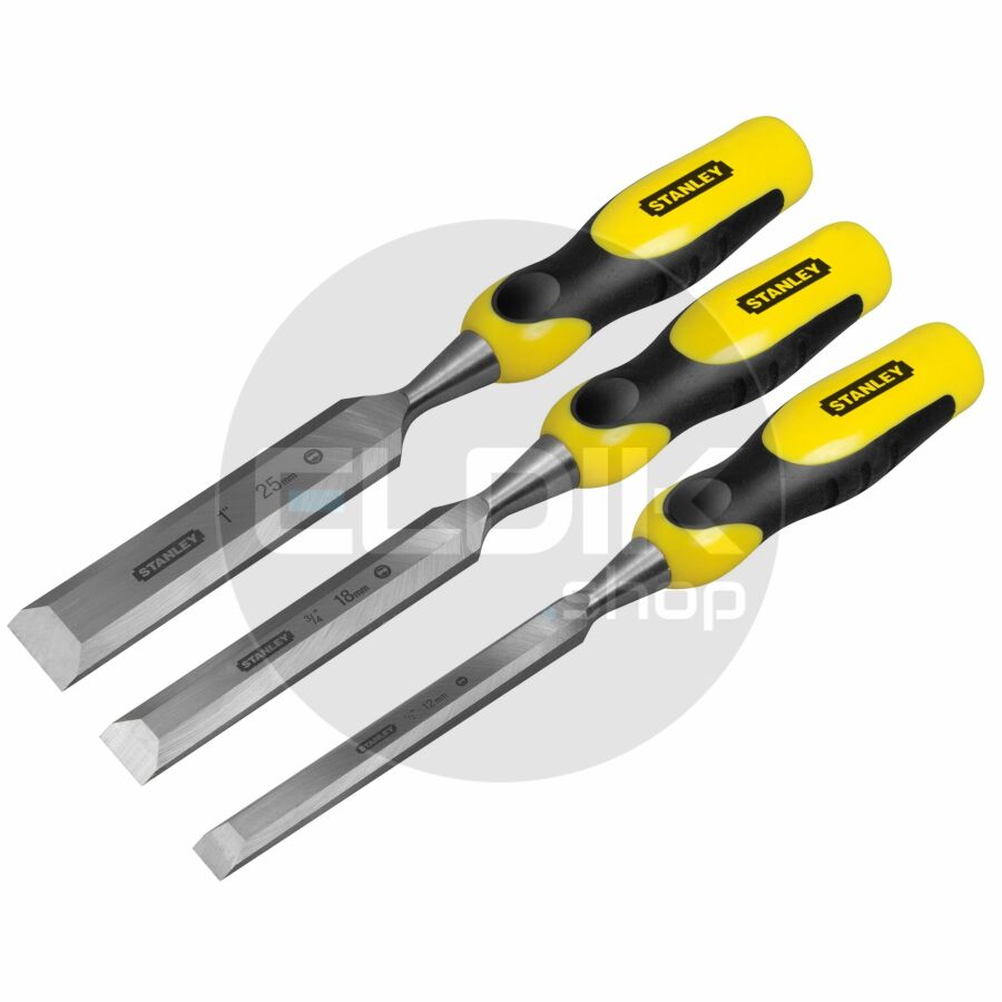 Stanley 2-16-883 Steekbeitelset Dynagrip 3Dlg. (12,18,25 mm)
