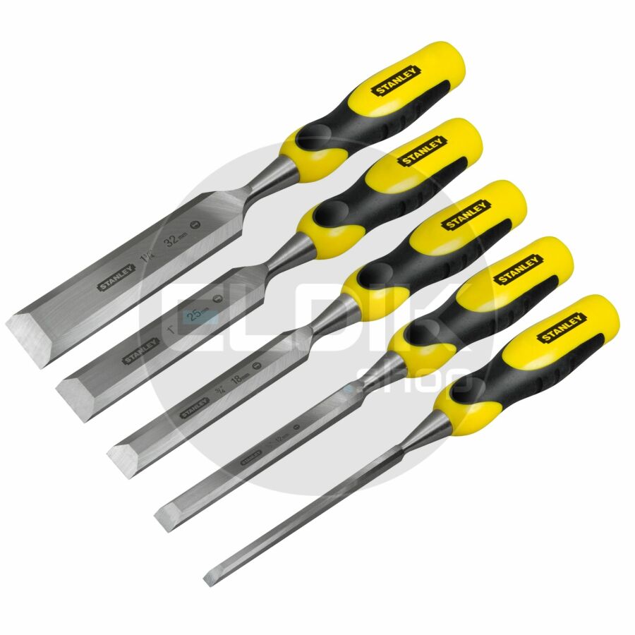 Stanley 2-16-885 Steekbeitelset Dynagrip 5Dlg. (6,12,18,25,32 mm)
