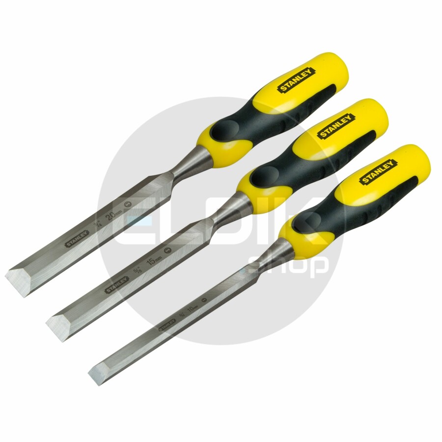 Stanley 2-16-887 Steekbeitelset Dynagrip 3Dlg. (10,15,20 mm)