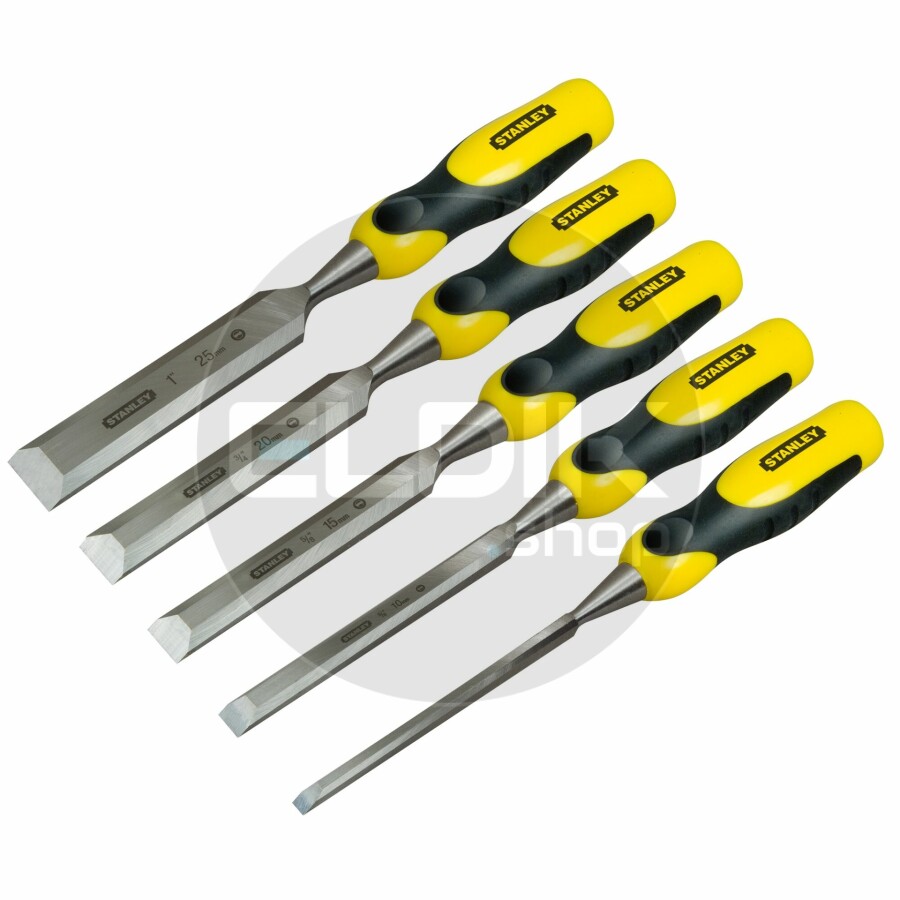 Stanley 2-16-888 Steekbeitelset Dynagrip 5Dlg. (6,10,15,20,25 mm)