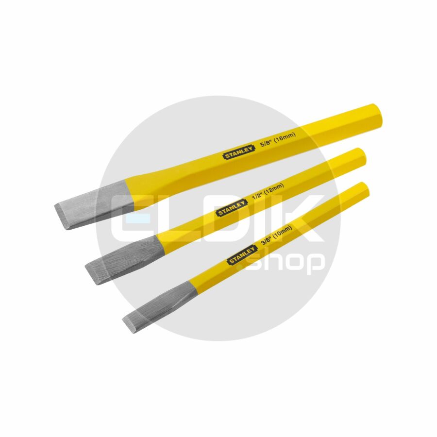 Stanley 4-18-298 Koudbeitelset 3Dlg.