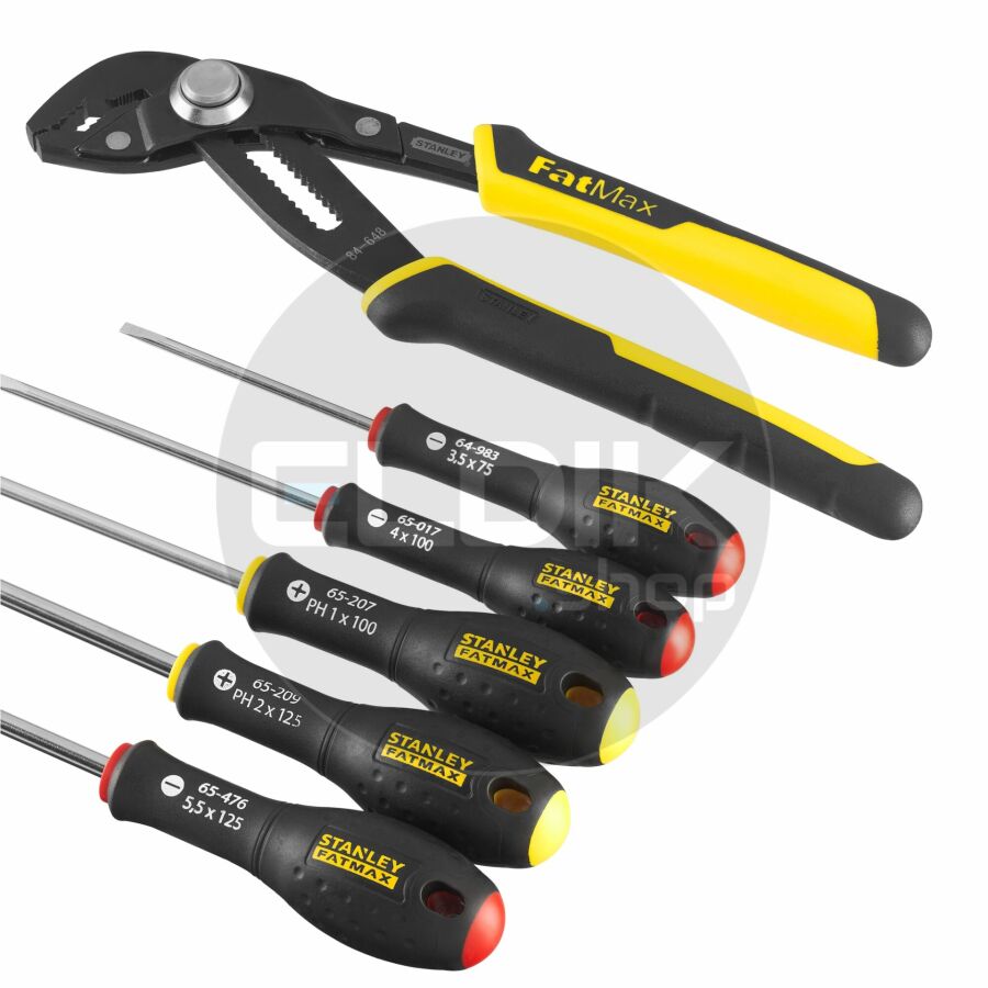 Stanley FMHT0-62639 FATMAX 6-delige Schroevendraaierset met Waterpomptang