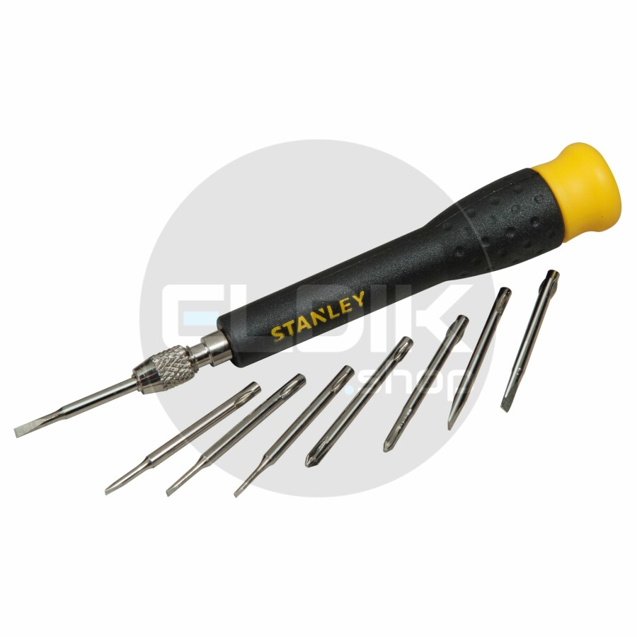 Stanley STHT0-62629 Multibit Precisie Schroevendraaierset (Parallel, PH) 8-delig