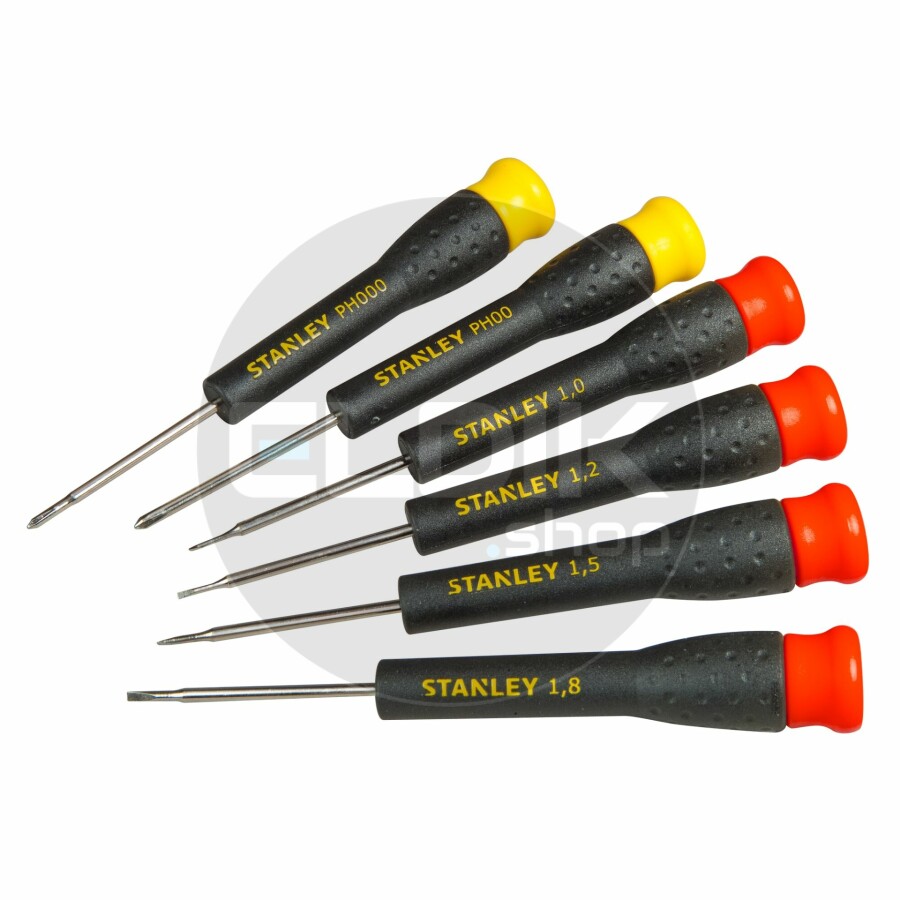 Stanley STHT0-62631 Precisie Schroevendraaierset (Parallel 1-1,8 & PH) 6-delig