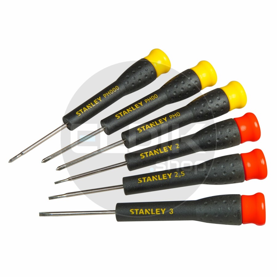 Stanley STHT0-62632 Precisie Schroevendraaierset (Parallel 2-3 & PH) 6-delig
