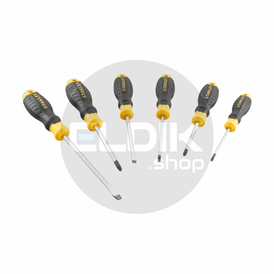 Stanley STHT16165-0 Cushiongrip Schroevendraaierset 6-delig: PH, Parallel, Standaard