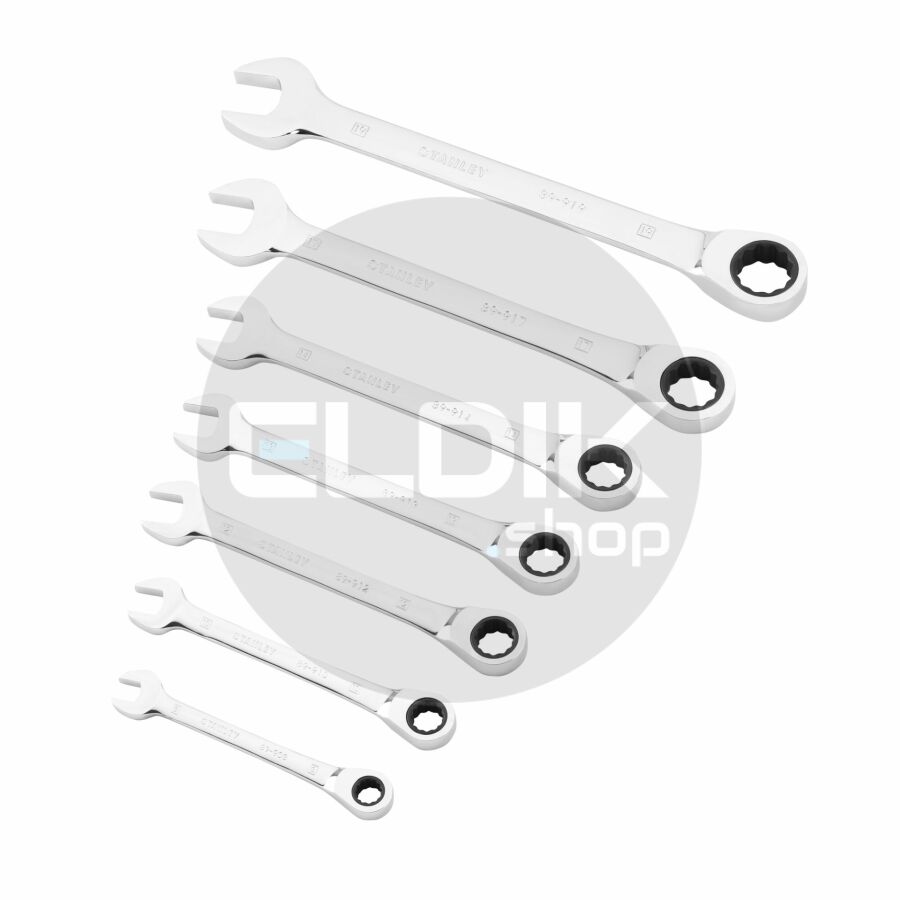 Stanley STMT82846-0 Ringsteeksleutelset met Ratelring 7 delig