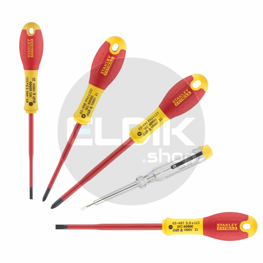 Stanley XTHT0-62692 FATMAX Pro VDE Schroevendraaierset 5-delig - PH Smalle Tip