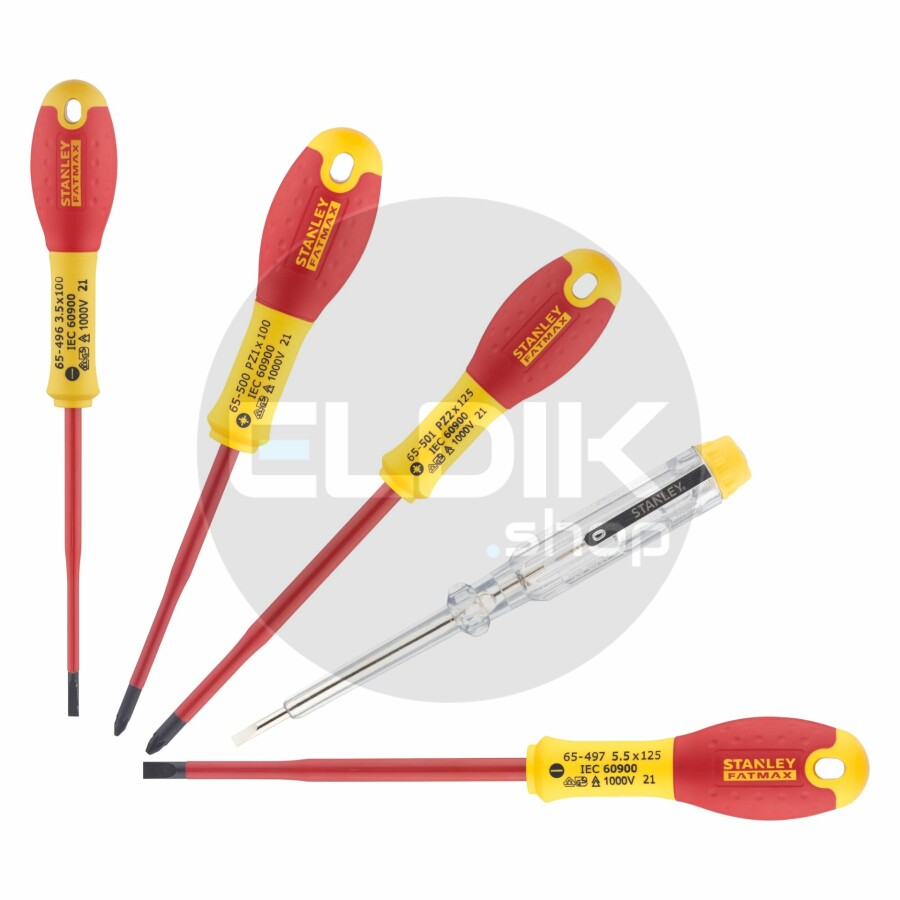 Stanley XTHT0-62693 FATMAX Pro VDE Schroevendraaierset 5-delig - PZ Smalle Tip