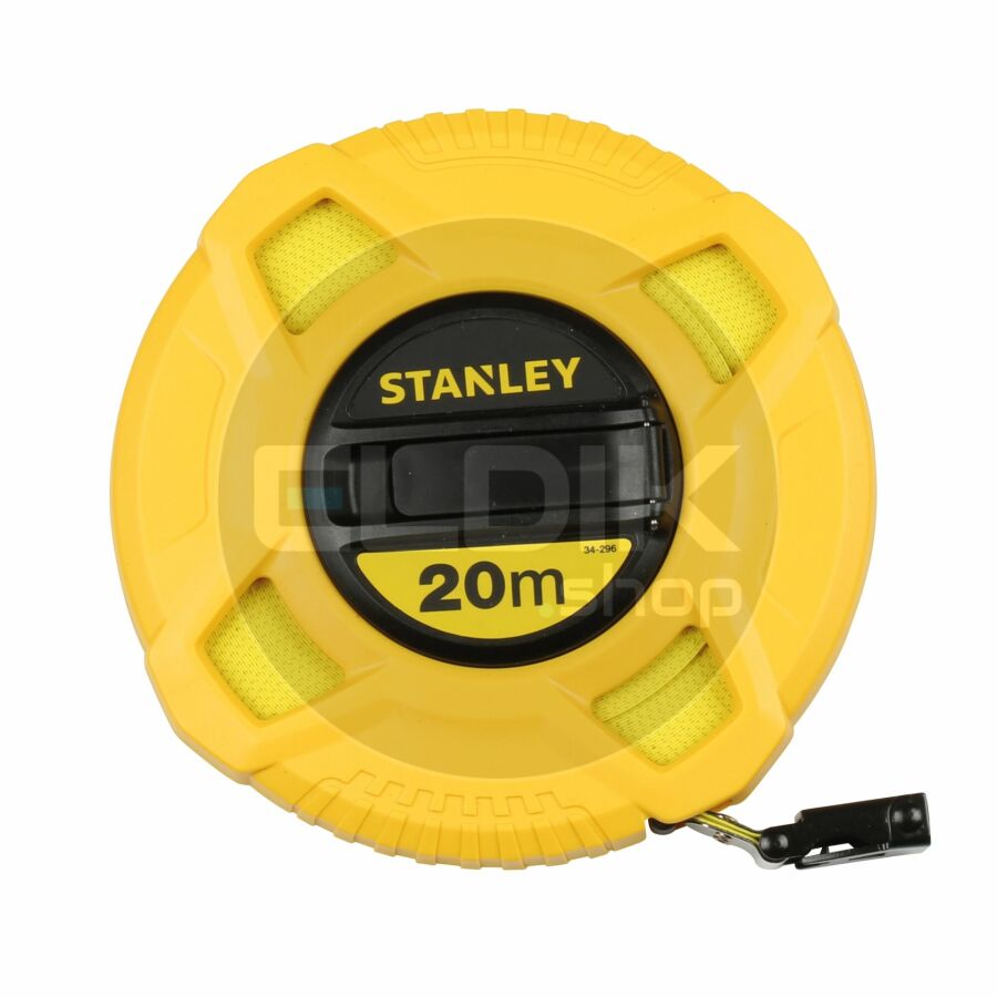 Stanley 0-34-296 Landmeter Fiberglas 20m - 12,7mm Gesloten Kast