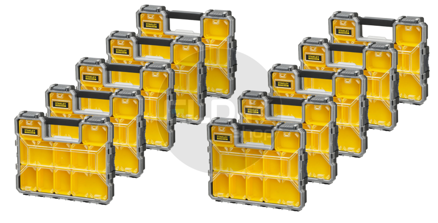 Stanley 1-97-519/10 10 x FATMAX Pro Organizer Ondiep | 432 x 330 x 64 mm