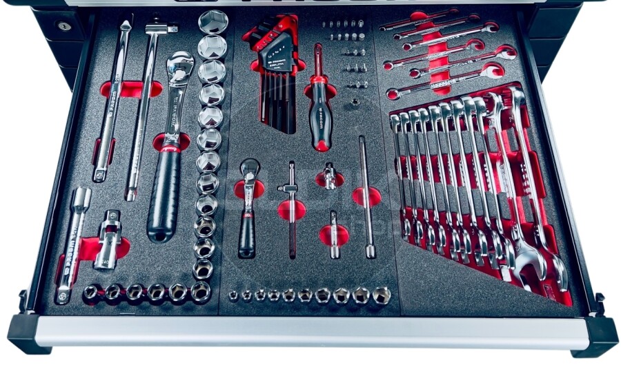 Facom CMM.115BNL Set van 9 modules in Foam Inlays | 115-delig
