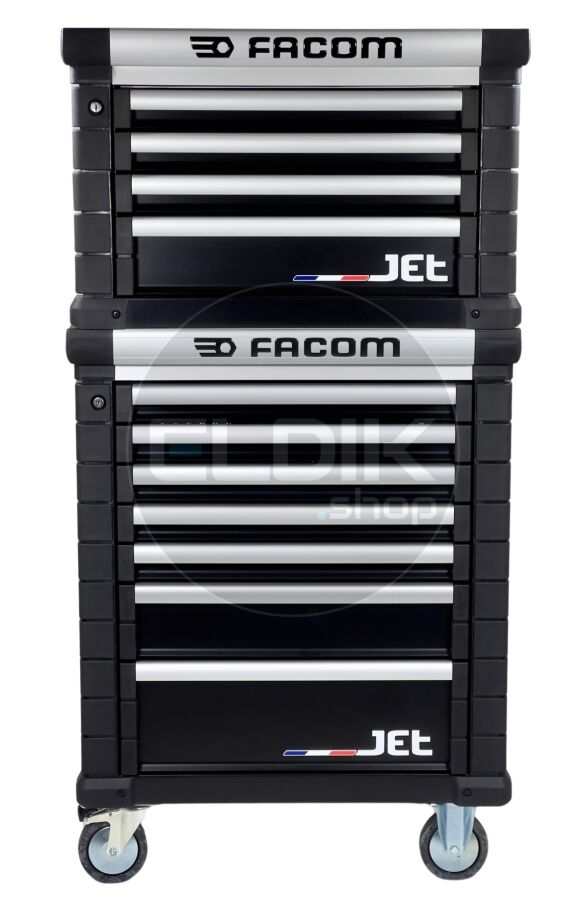 Facom JET Gereedschapswagen – 7 Laden met Opzetkast – M3 - Zwart