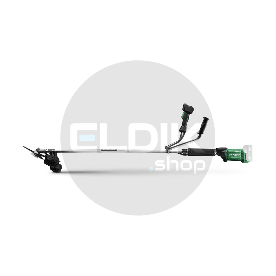 Hikoki CG36DCW5Z 36 V koolborstelloze bosmaaier met een snoeiradius van 255 - 440 mm en fietshandgrepen