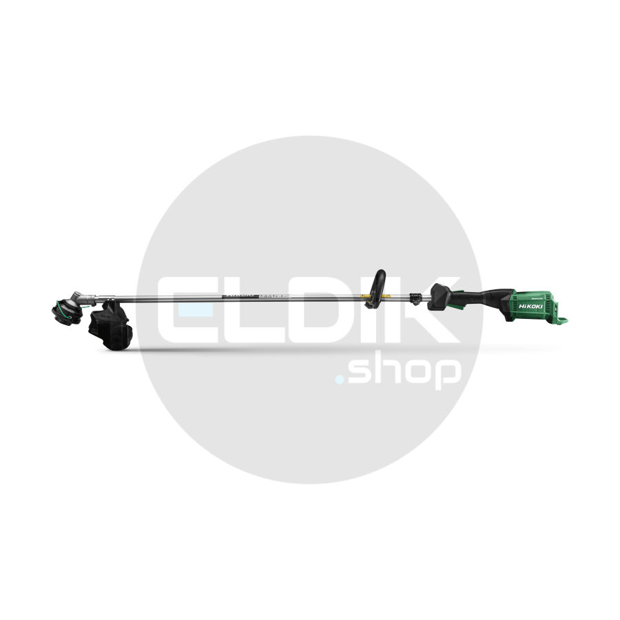Hikoki CG36DCW4Z 36 V koolborstelloze bosmaaier met een snoeiradius van 255 - 440 mm en ronde greep