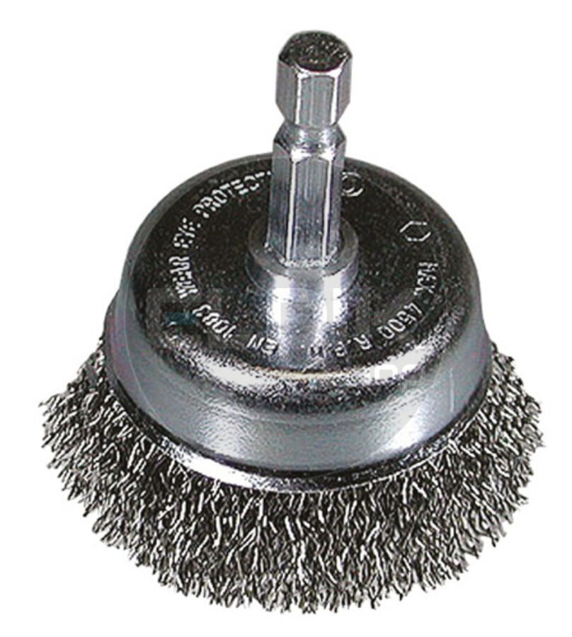 Hikoki 751322 Komborstel 50x0.3 met 1/4"zeskant stift met gegolfd staaldraad