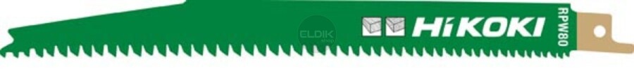 Hikoki RPW80/S2345X Reciprozaagblad voor Hout | 200 mm | 5 stuks - 752033
