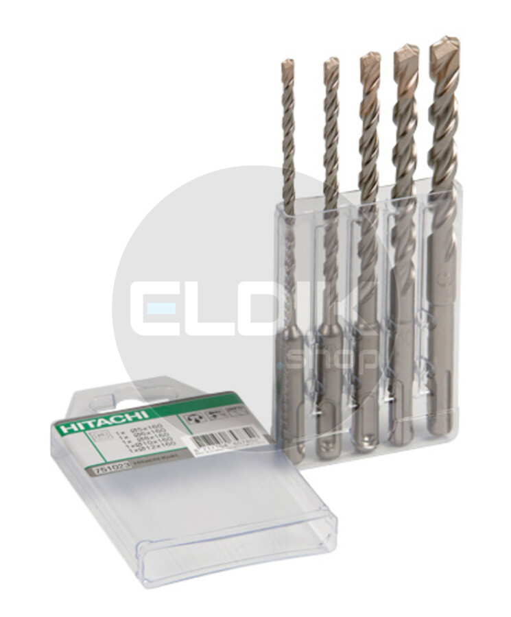 Hikoki 782531 Borenset SDS-plus multipack 5/6/8/10/12x160 mm (5-delig)