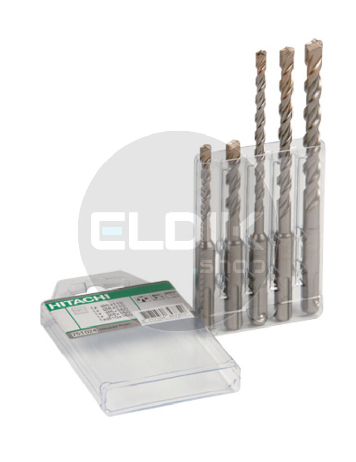 Hikoki 782532 Borenset SDS-plus multipack 6/8x110 mm + 6/8/10x160 mm (5-delig)