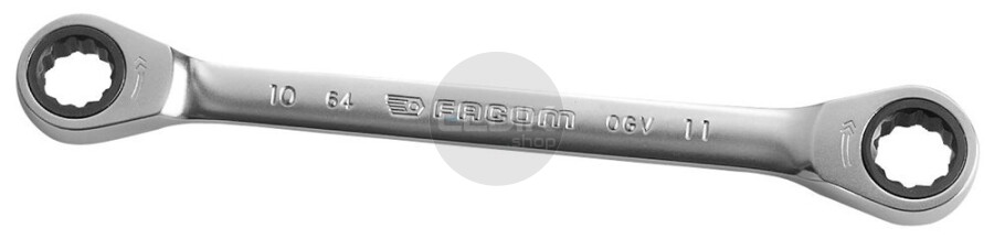 Facom 64.10X11 Ringsleutel met Ratel 10 x 11 mm
