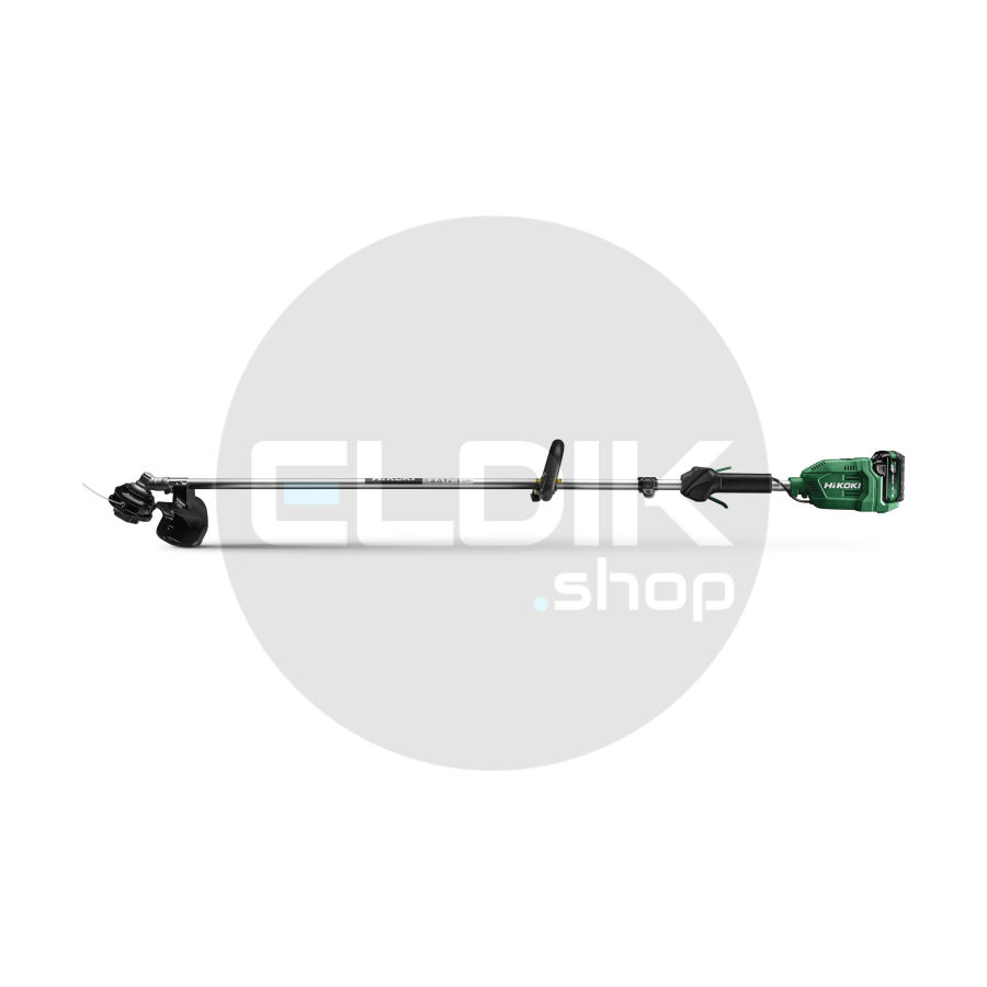 Hikoki CG18DAW4Z 18 V bosmaaier met een snoeiradius van 230 - 310 mm en ronde greep