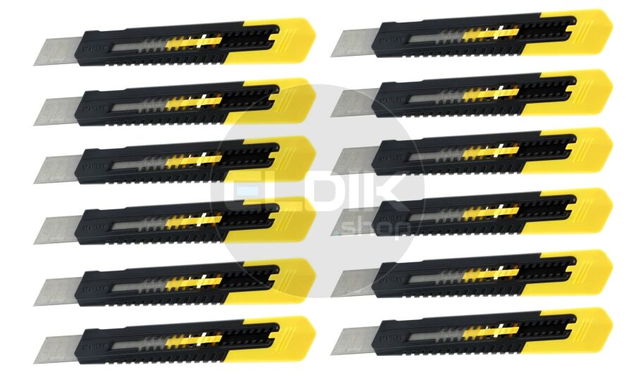 Stanley 0-10-151/12 Afbreekmes SM 18 mm | 12 Delige Set