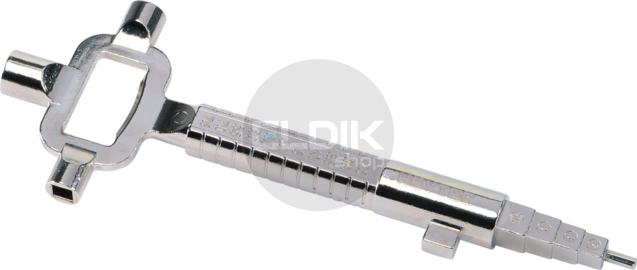 Heytec 50814800080 Bouwsleutel – Schakelkastsleutel en Deuropener