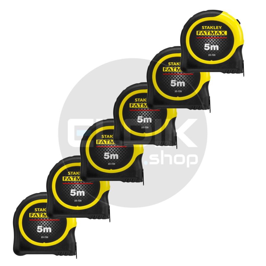 Stanley 0-33-720/6 6 x FATMAX Rolbandmaat Blade Armor 5m - 32mm