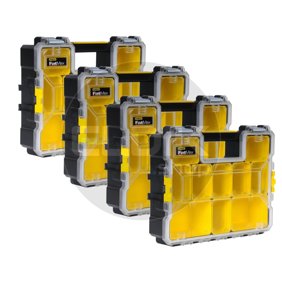 Stanley 1-97-518/4 4 x FATMAX Pro Organizer Diep IP54 | 432 x 330 x 109 mm