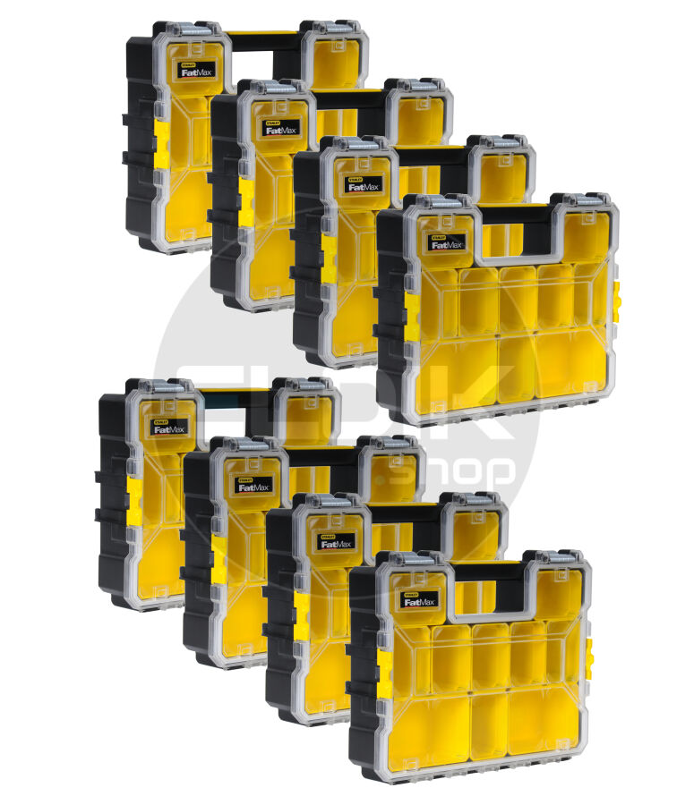 Stanley 1-97-518/8 8 x FATMAX Pro Organizer Diep IP54 | 432 x 330 x 109 mm