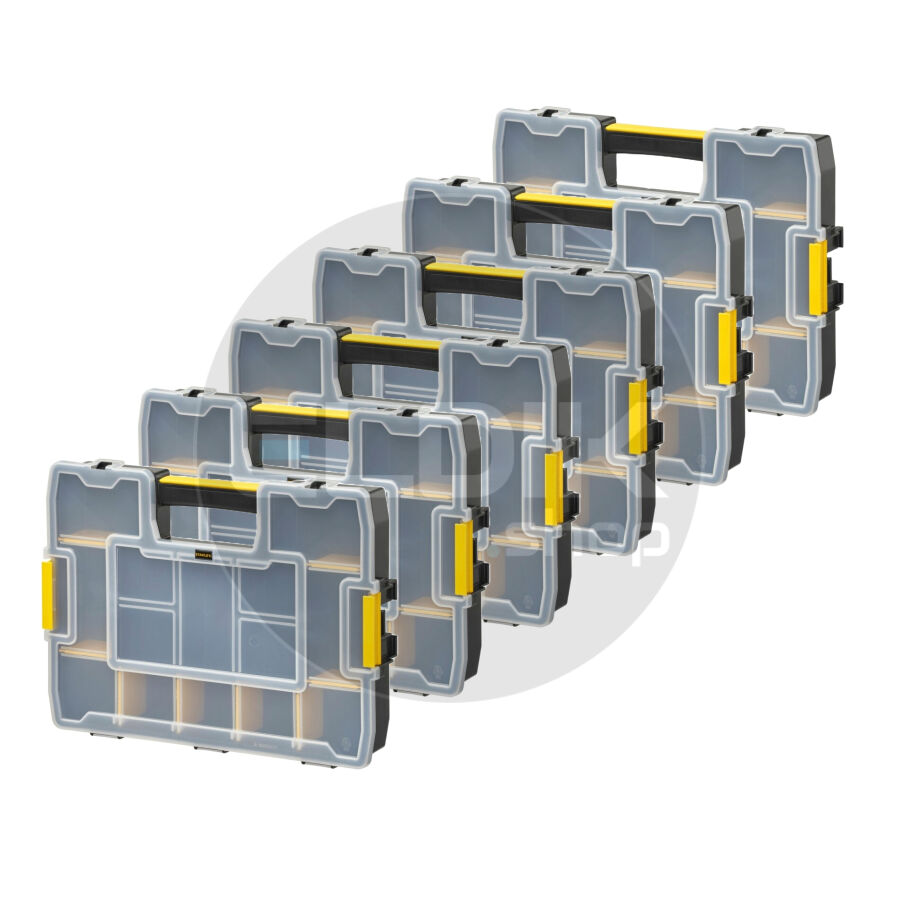 Stanley 1-97-483/6 6 x Sortmaster Organizer Junior | 375 x 290 x 67 mm