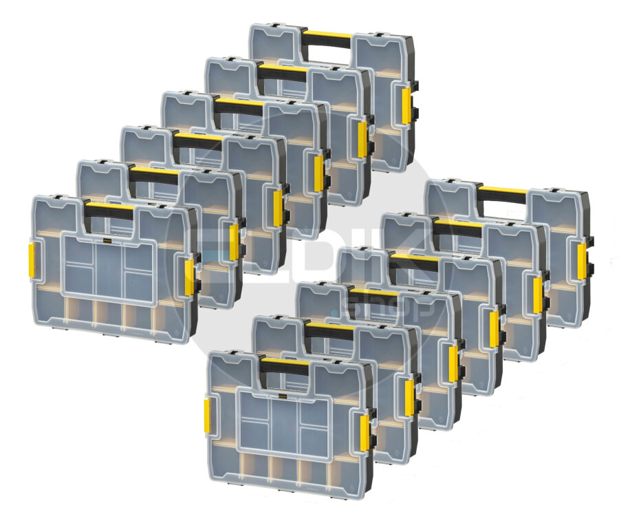 Stanley 1-97-483/12 12 x Sortmaster Organizer Junior | 375 x 290 x 67 mm